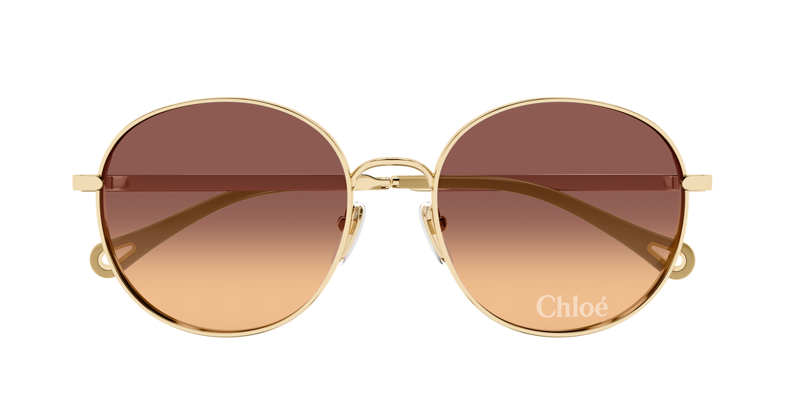 Gafas de sol chloé ch0325sk 004 dorado round/oval/panthos femenino talla 56mm - Vista de detalle
