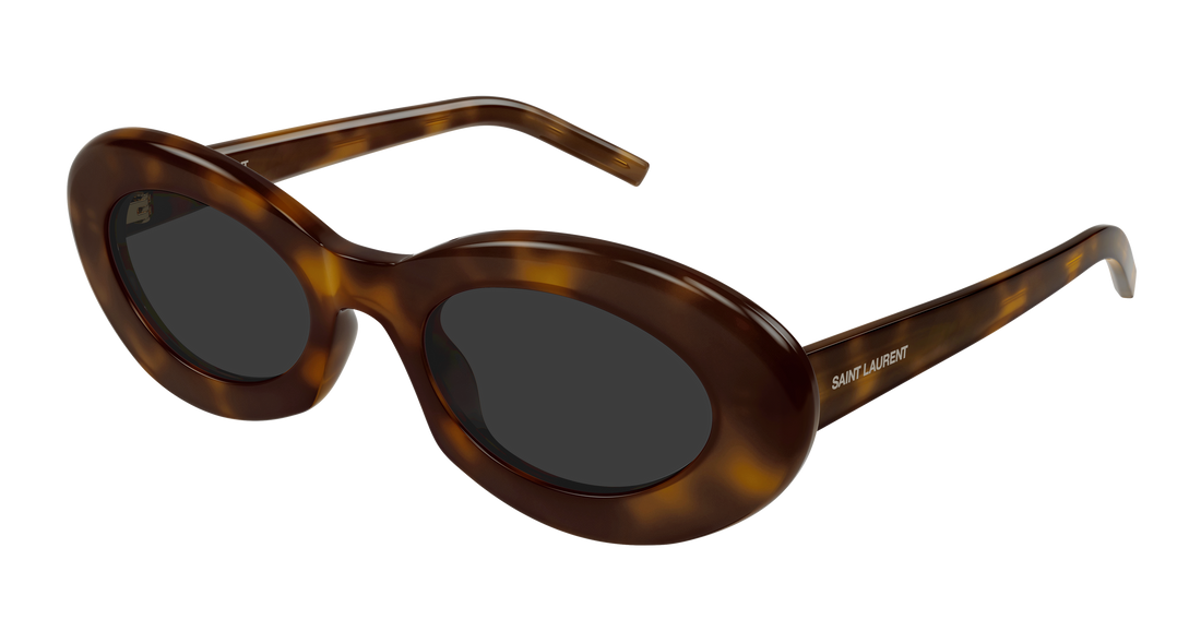 Sunglasses saint laurent sl 594 009 havana round/oval/panthos femenino size 52mm - Main view
