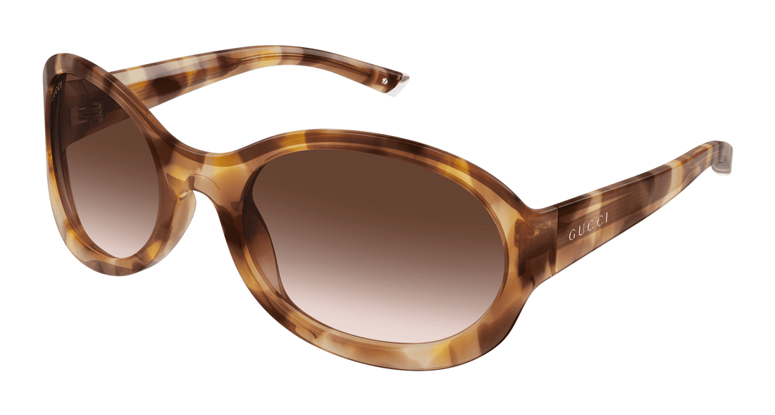 Lunettes de soleil gucci gg2012s 016 havana round femenino taille 62mm - Vue principale