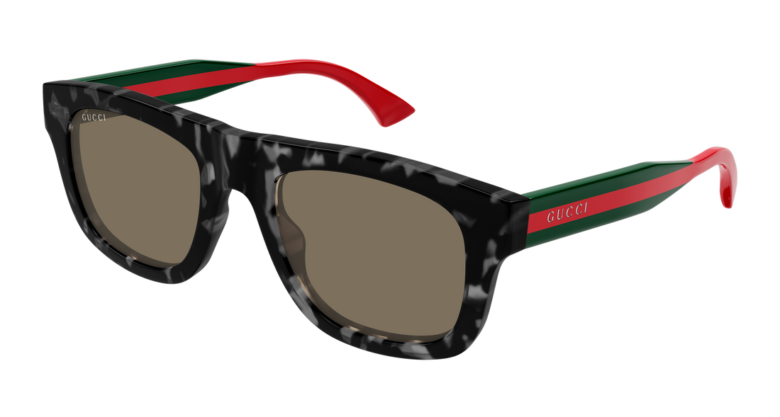Sunglasses gucci gg1991s 002 havana rectangular / squared masculino size 52mm - Main view