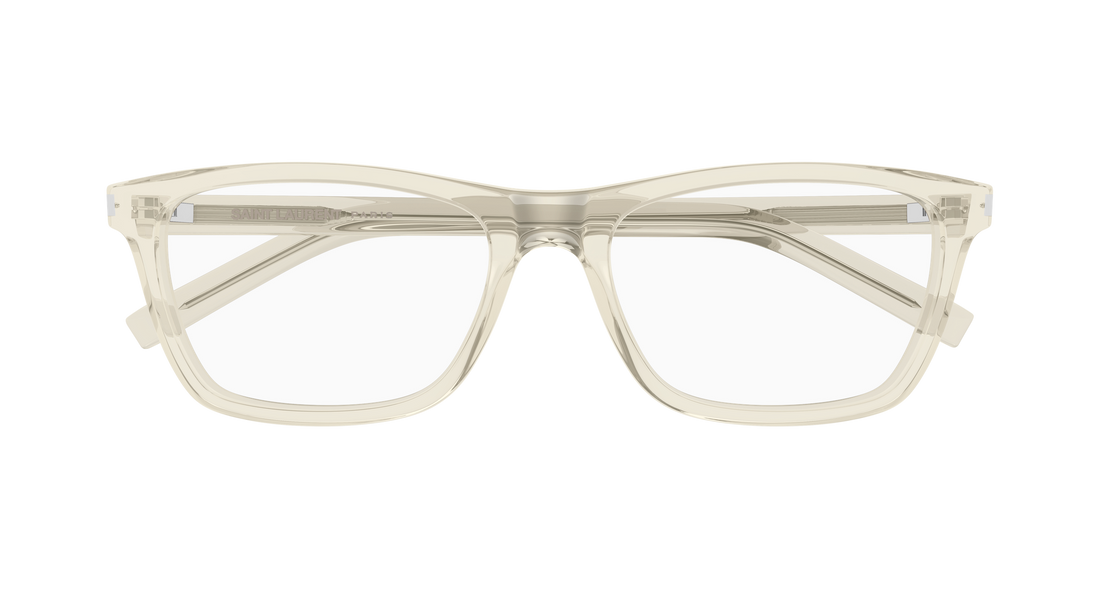 Brillen saint laurent sl 841 008 amarillo rectangular / squared masculino größe 58mm - Detailansicht