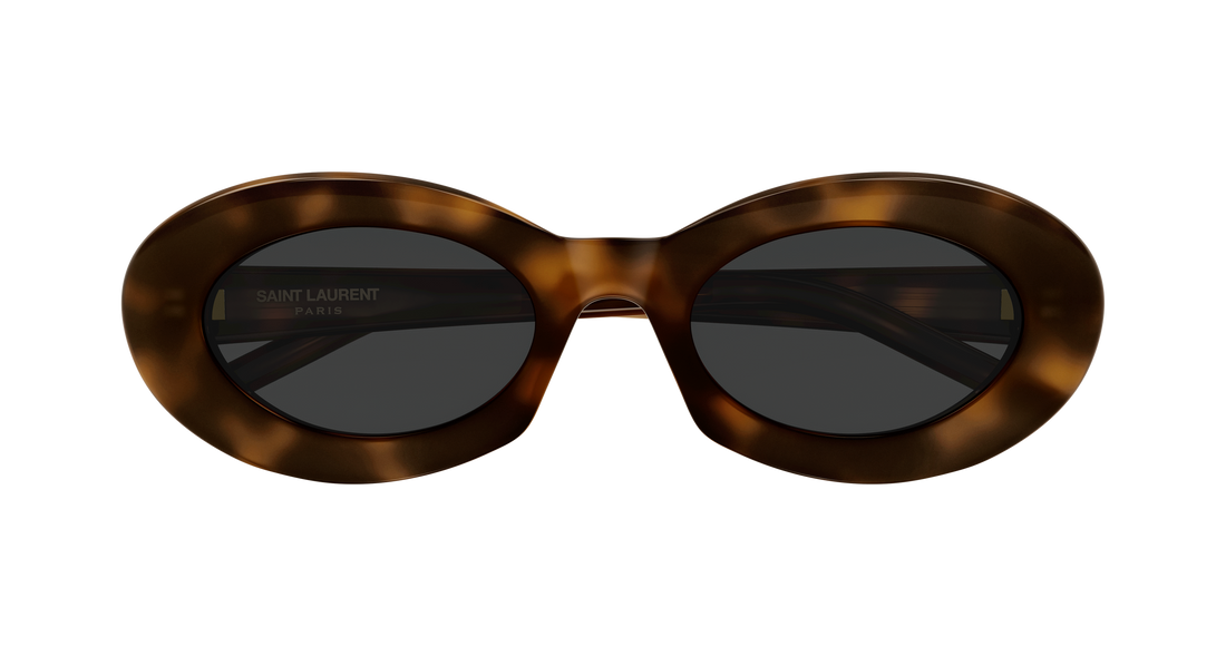 Sunglasses saint laurent sl 594 009 havana round/oval/panthos femenino size 52mm - Detailed view
