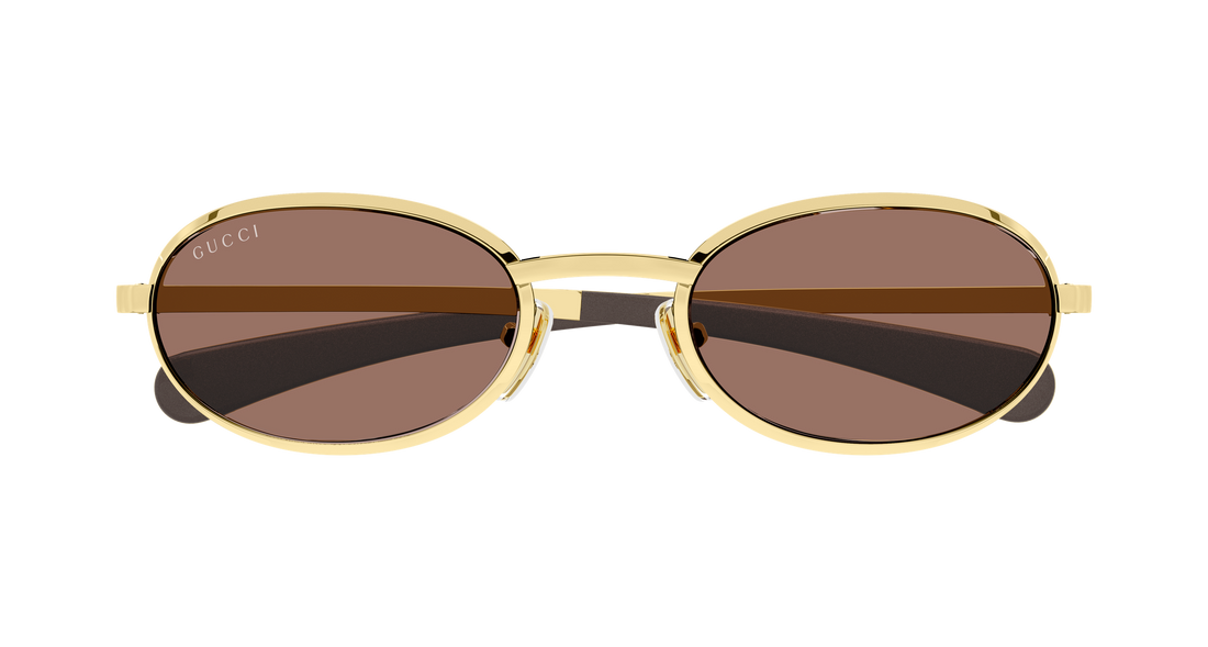 Sunglasses gucci gg1942s 003 dorado round/oval/panthos masculino size 53mm - Detailed view