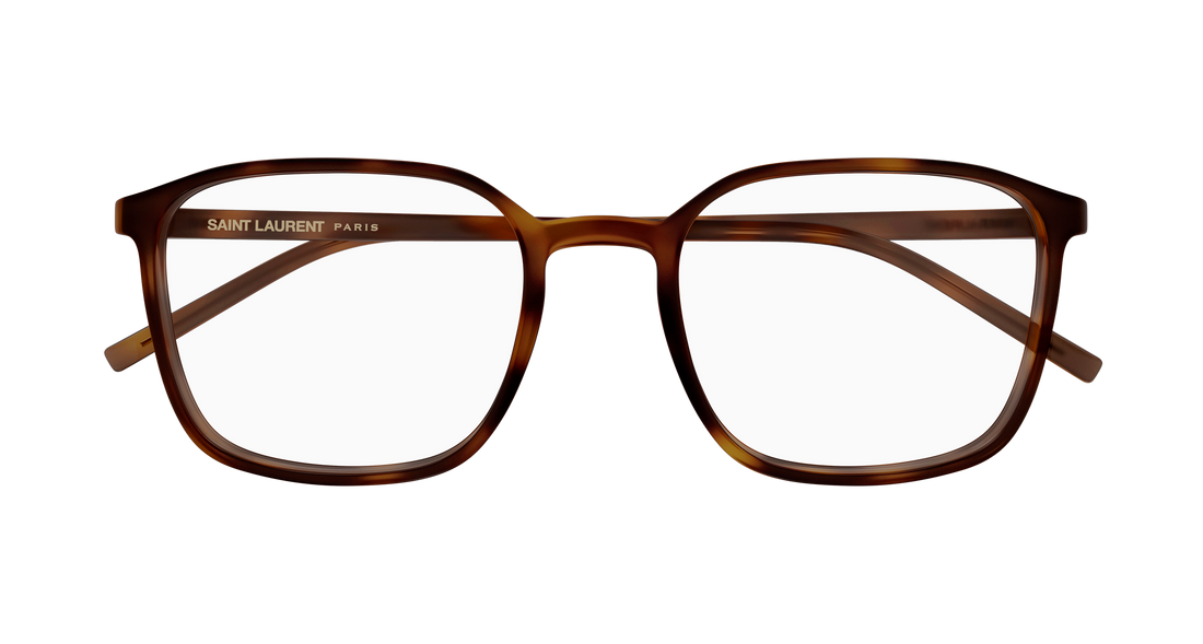 Brillen saint laurent sl 845 003 havana rectangular / squared masculino größe 52mm - Detailansicht