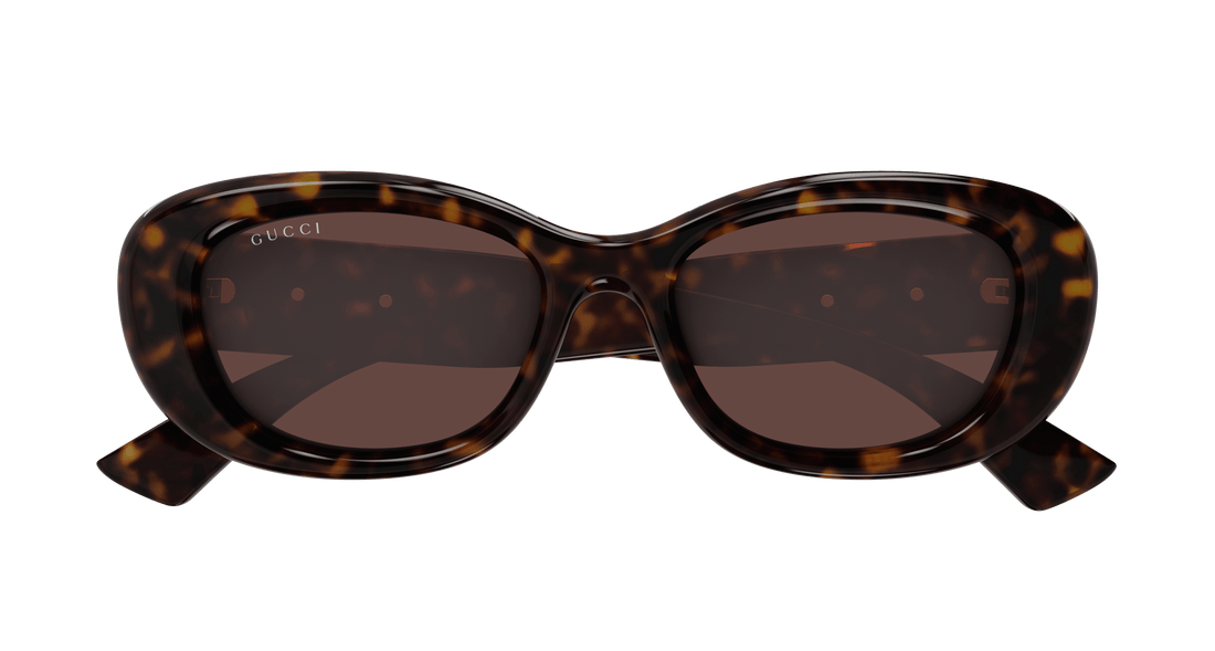 Lunettes de soleil gucci gg1829sk 002 havana round femenino taille 53mm - Vue détaillée