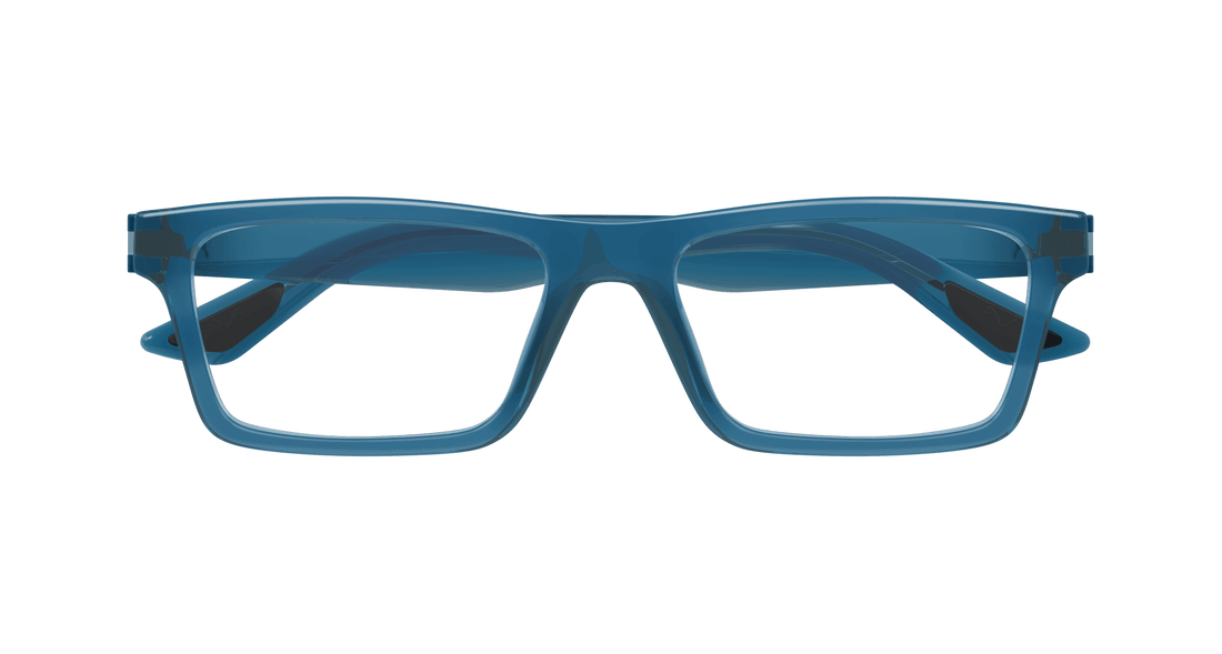 Occhiali da vista puma pu0487o 004 azul square masculino taglia 56mm - Vista dettagliata