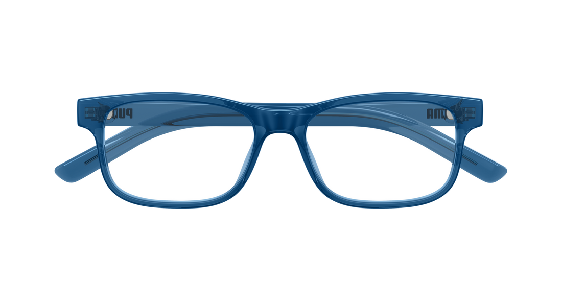 Occhiali da vista puma pj0086o 007 azul rectangular / squared infantil taglia 49mm - Vista dettagliata