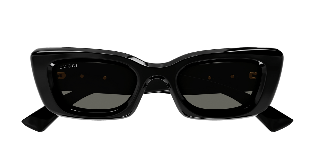 Occhiali da sole gucci gg1827s 001 negro cat eye femenino taglia 49mm - Vista dettagliata