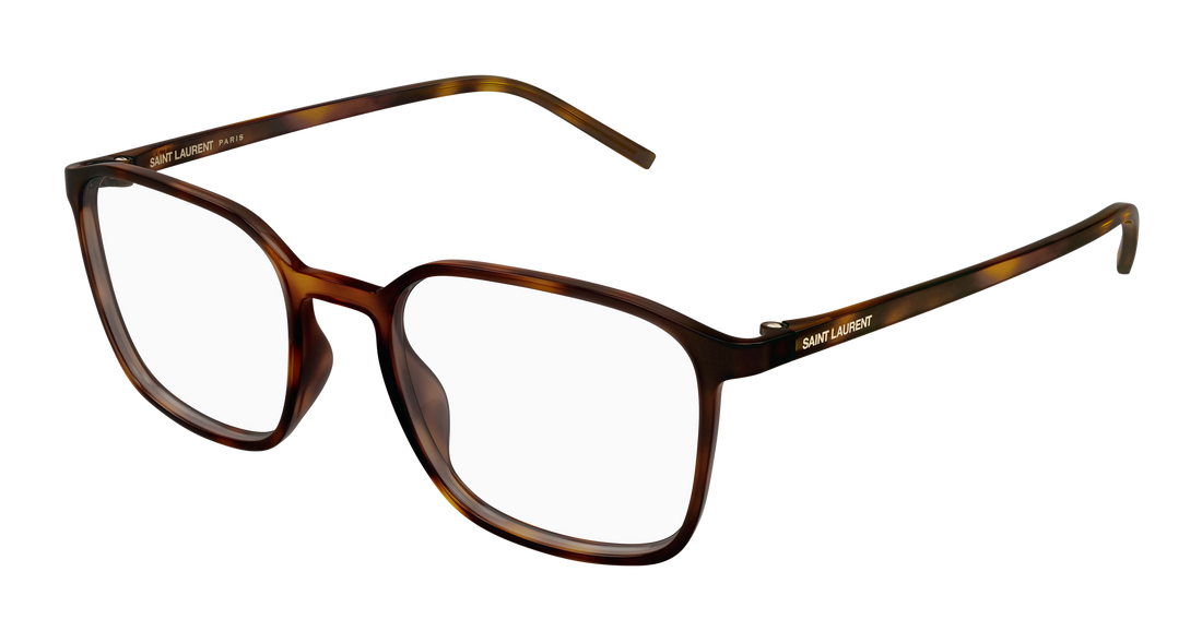 Brillen saint laurent sl 845 003 havana rectangular / squared masculino größe 52mm - Hauptansicht