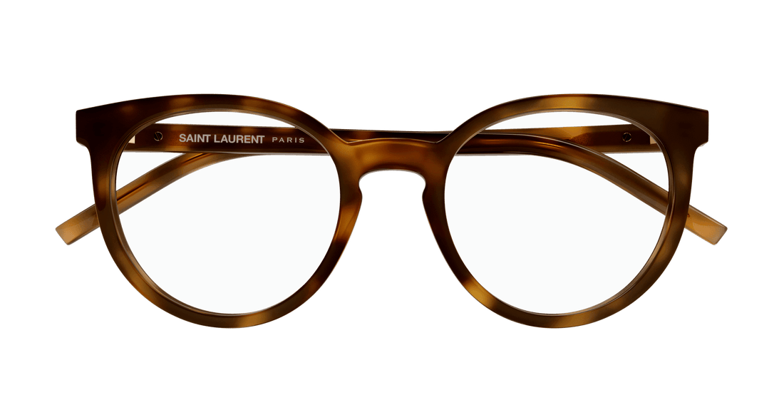 Brillen saint laurent sl m147 003 havana cat eye femenino größe 52mm - Detailansicht