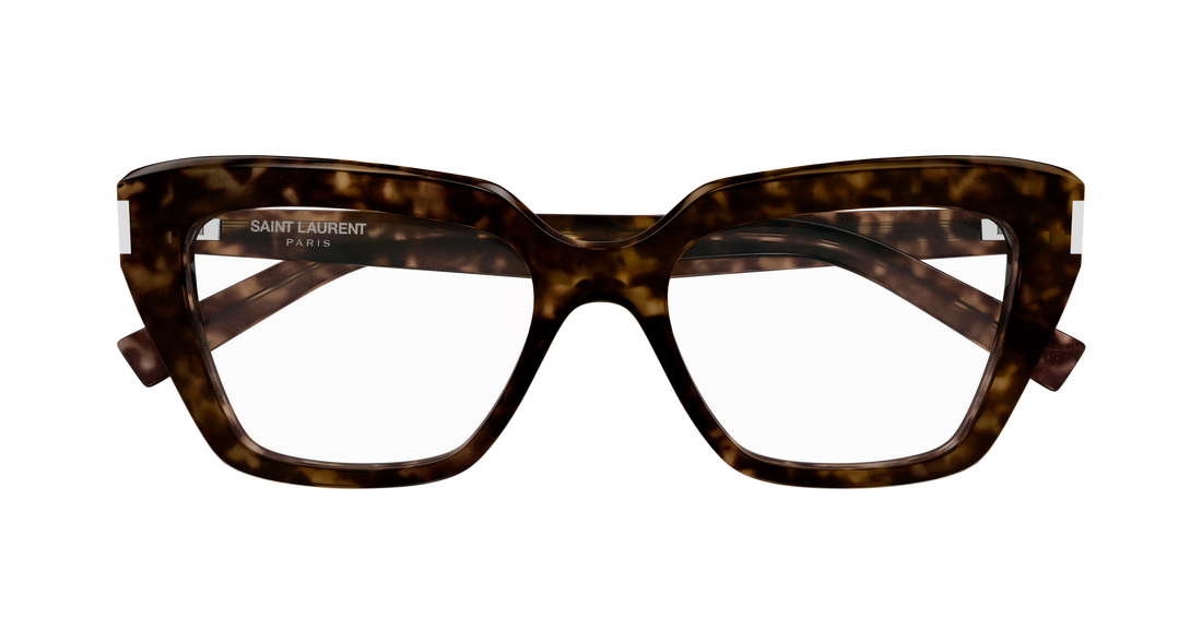 Brillen saint laurent sl 829 002 havana cat eye femenino größe 54mm - Detailansicht