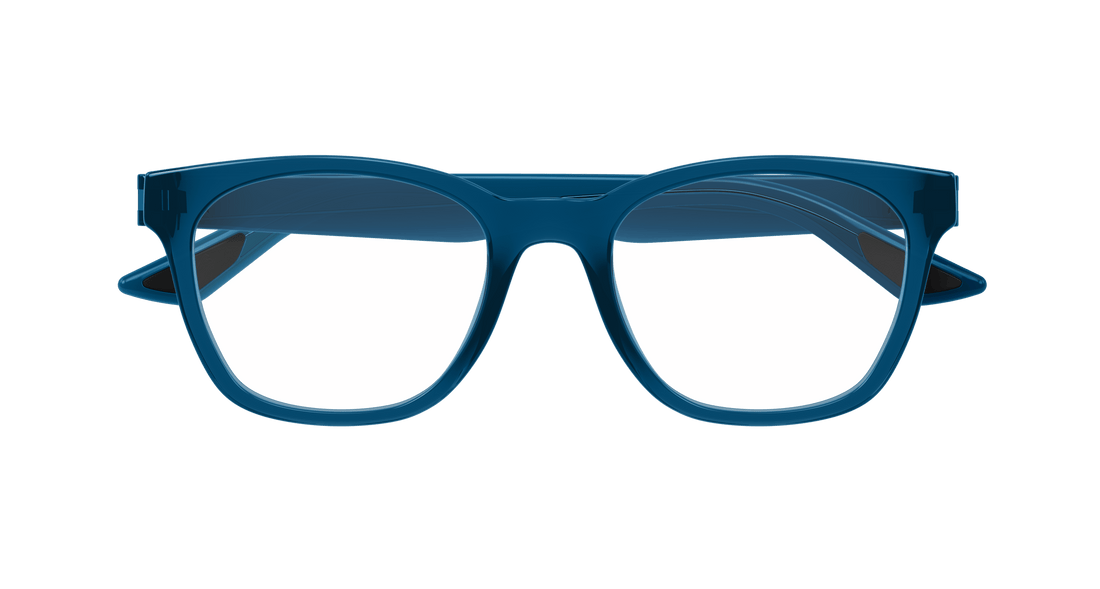 Occhiali da vista puma pu0486o 004 azul square masculino taglia 53mm - Vista dettagliata