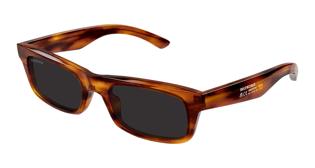 Sunglasses balenciaga bb0422s 003 marron rectangular / squared masculino size 54mm - Main view