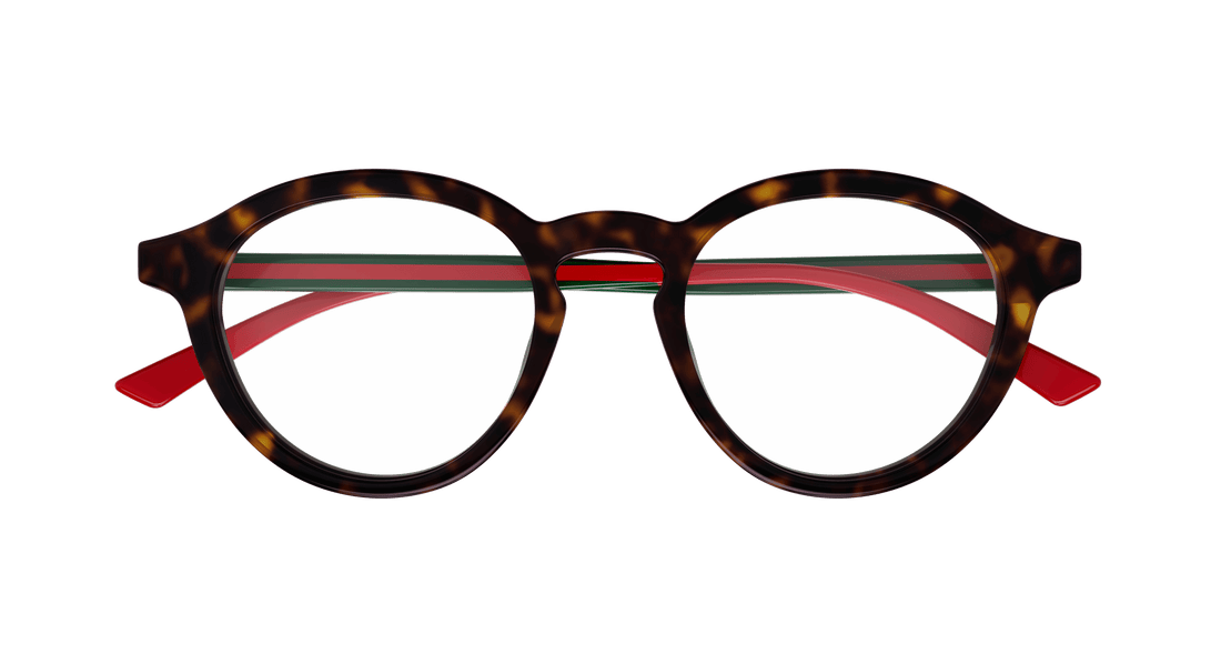 Occhiali da vista gucci gg1871o 002 havana round masculino taglia 49mm - Vista dettagliata