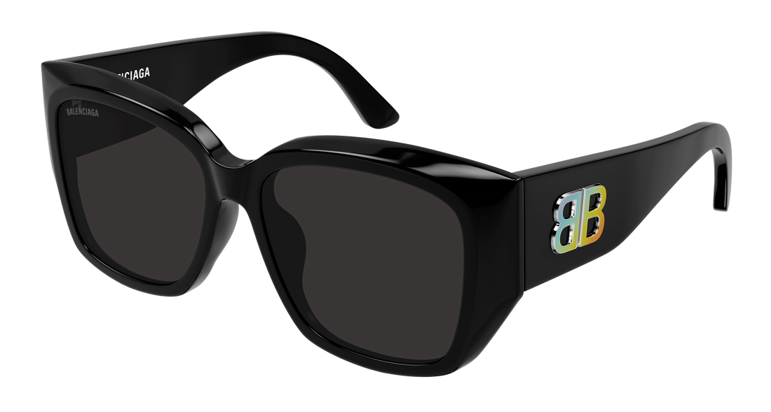 Lunettes de soleil balenciaga bb0445sk 002 negro butterfly femenino taille 56mm - Vue principale