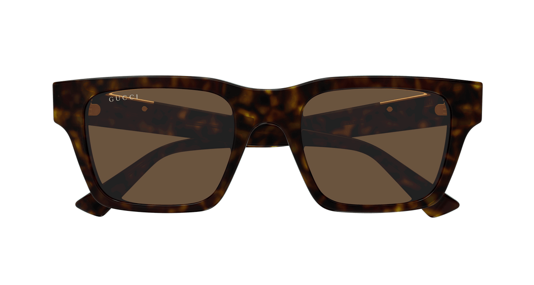 Occhiali da sole gucci gg1889s 002 havana square masculino taglia 51mm - Vista dettagliata