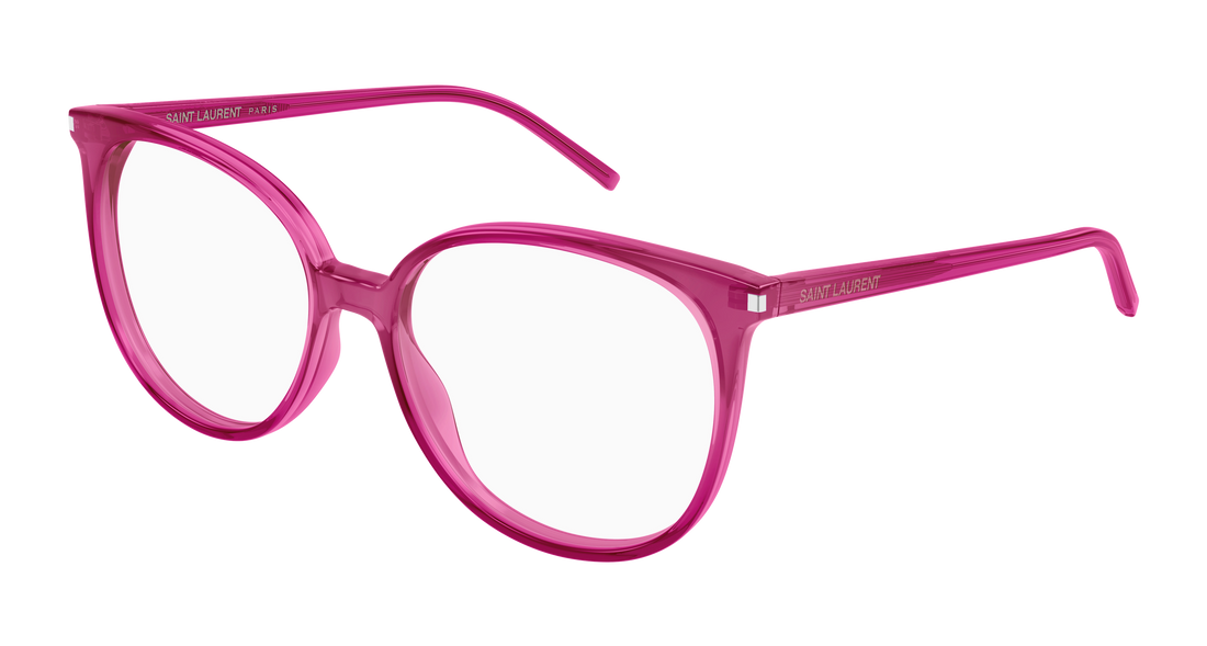 Brillen saint laurent sl 39 012 rosa round femenino größe 54mm - Hauptansicht
