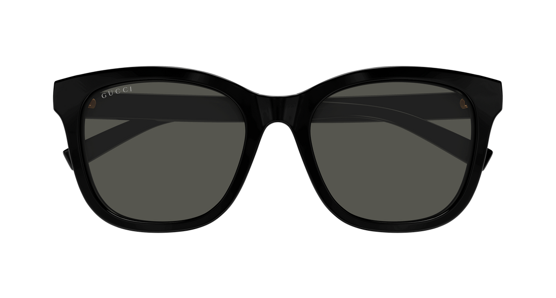Óculos de sol gucci gg1984sk 001 negro round/oval/panthos femenino tamanho 55mm - Vista de detalhe