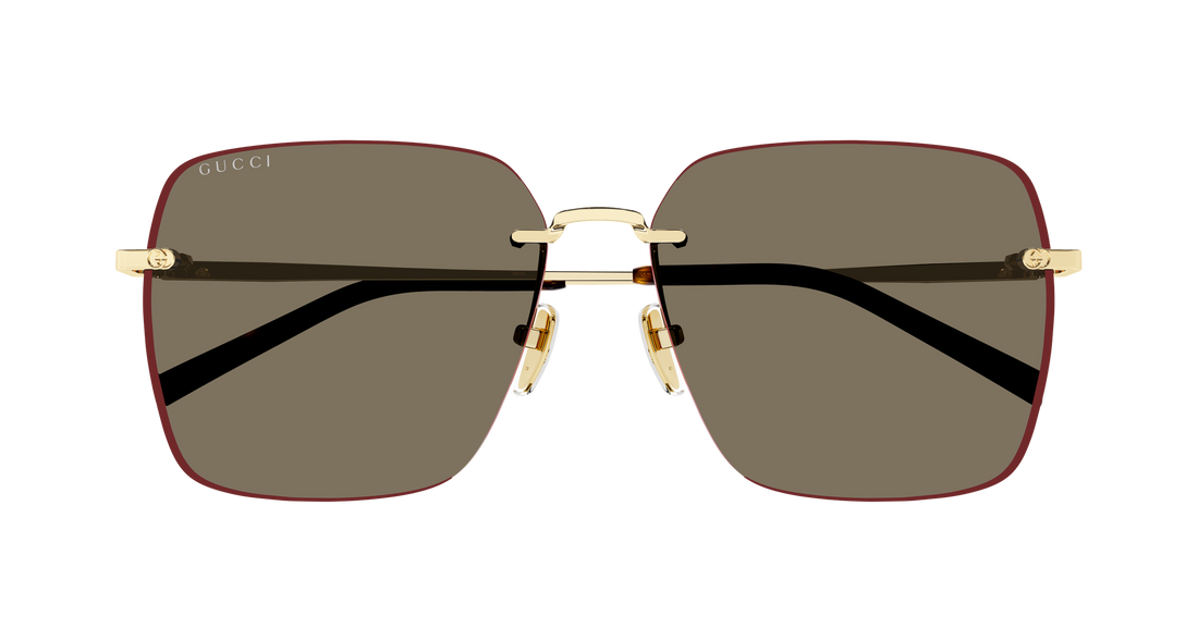 Gafas de sol gucci gg1955sa 002 dorado rectangular / squared femenino talla 60mm - Vista de detalle