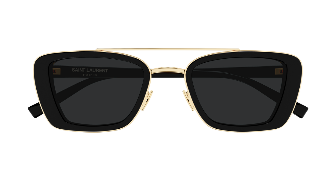 Óculos de sol saint laurent sl 825 001 negro rectangular / squared unisex tamanho 50mm - Vista de detalhe