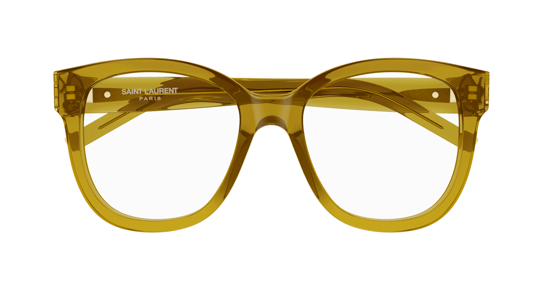 Occhiali da vista saint laurent sl m97 007 verde square femenino taglia 54mm - Vista dettagliata
