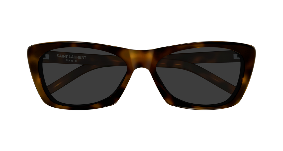 Óculos de sol saint laurent sl 613 007 havana cat eye femenino tamanho 58mm - Vista de detalhe
