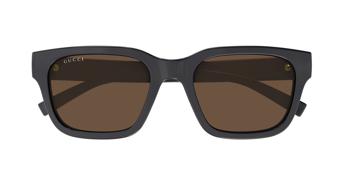 Óculos de sol gucci gg1857s 003 gris square masculino tamanho 55mm - Vista de detalhe