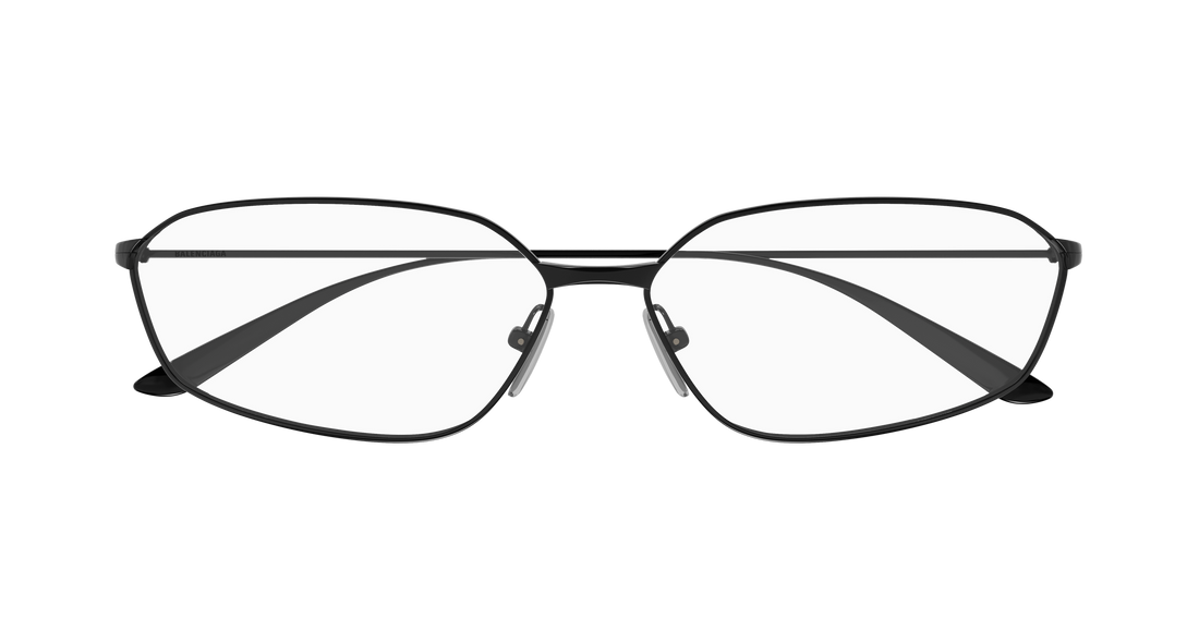 Prescription glasses balenciaga bb0453o 002 negro geometric unisex size 63mm - Detailed view