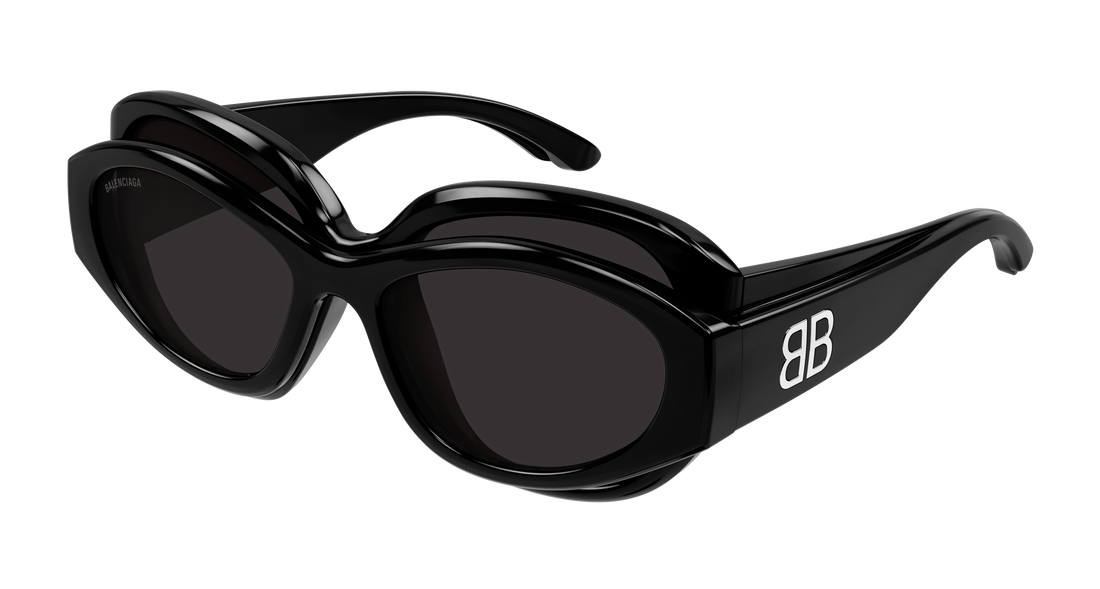 Sunglasses balenciaga bb0456s 001 negro cat eye unisex size 59mm - Main view