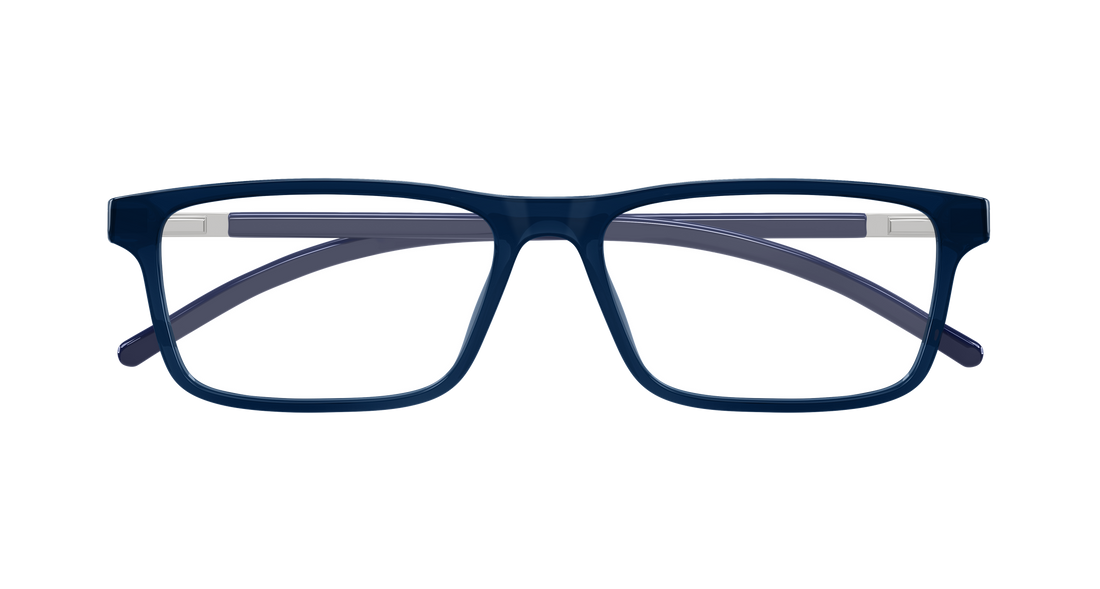 Brillen puma pu0510o 003 azul rectangular / squared masculino maat 56mm - Detailaanzicht