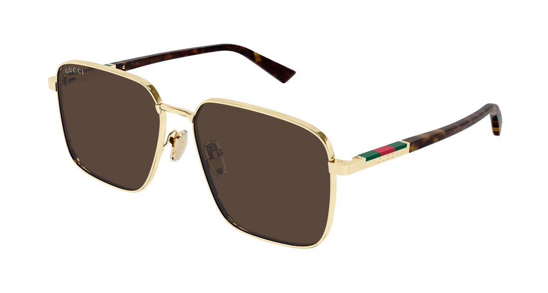 Sonnenbrillen gucci gg1965sk 002 dorado rectangular / squared masculino größe 60mm - Hauptansicht