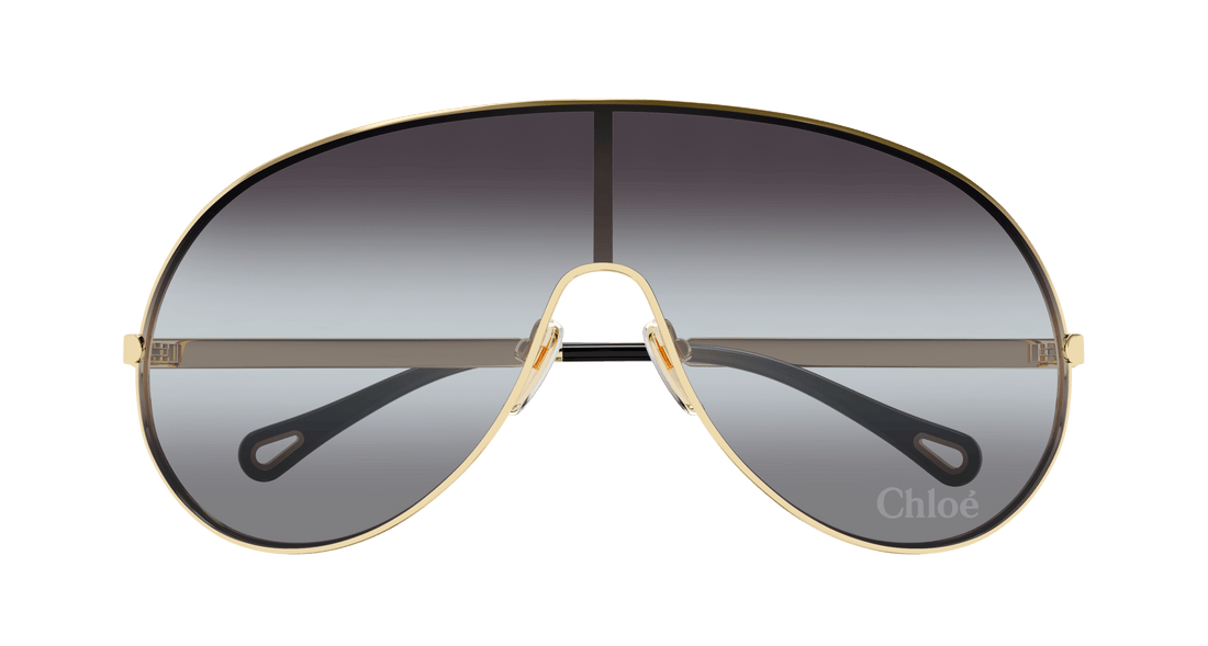 Lunettes de soleil chloé ch0283s 001 dorado mask femenino taille 99mm - Vue détaillée