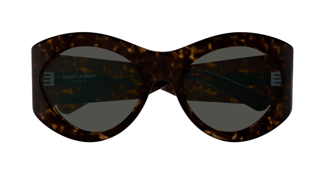 Óculos de sol saint laurent sl 854/f 002 havana geometric femenino tamanho 59mm - Vista de detalhe