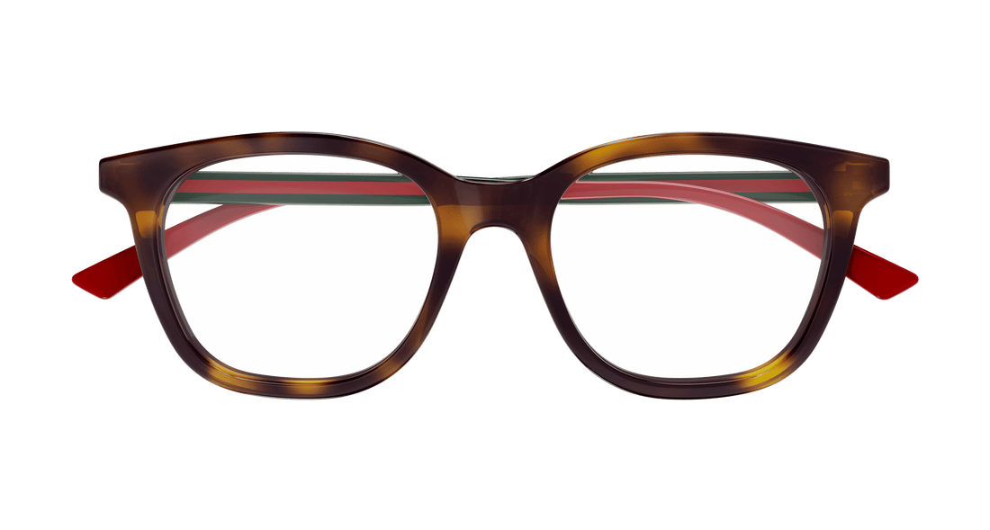 Occhiali da vista gucci gg1864o 002 havana square femenino taglia 50mm - Vista dettagliata