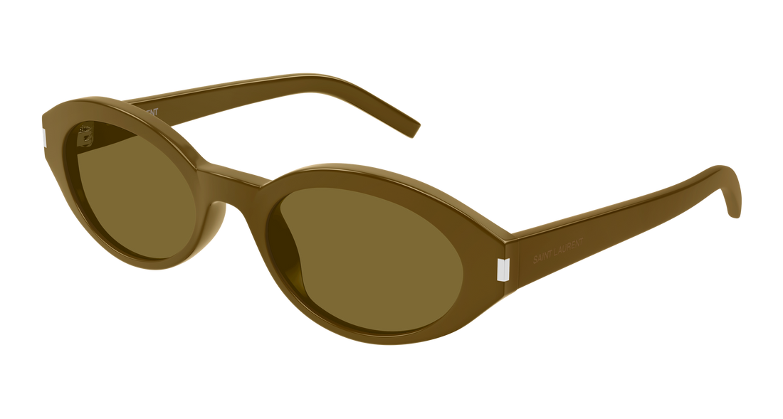 Occhiali da sole saint laurent sl 567 006 marron round/oval/panthos femenino taglia 51mm - Vista principale