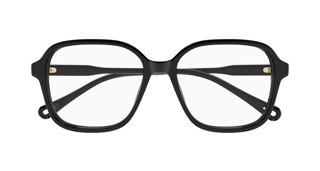 Prescription glasses chloé ch0317oa 001 negro square femenino size 54mm - Detailed view