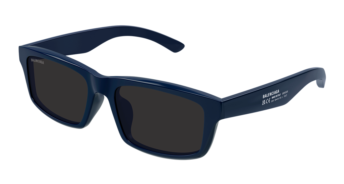 Lunettes de soleil balenciaga bb0424sk 004 azul rectangular / squared masculino taille 56mm - Vue principale