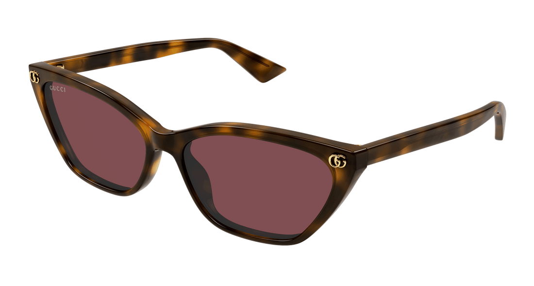 Occhiali da sole gucci gg1815s 002 havana cat eye femenino taglia 58mm - Vista principale