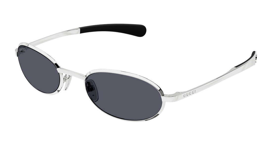 Sunglasses gucci gg1942s 002 plateado round/oval/panthos masculino size 53mm - Main view