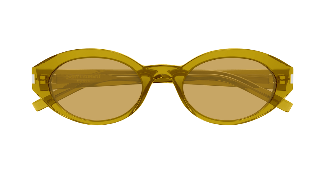 Sonnenbrillen saint laurent sl 567 004 verde round femenino größe 51mm - Detailansicht