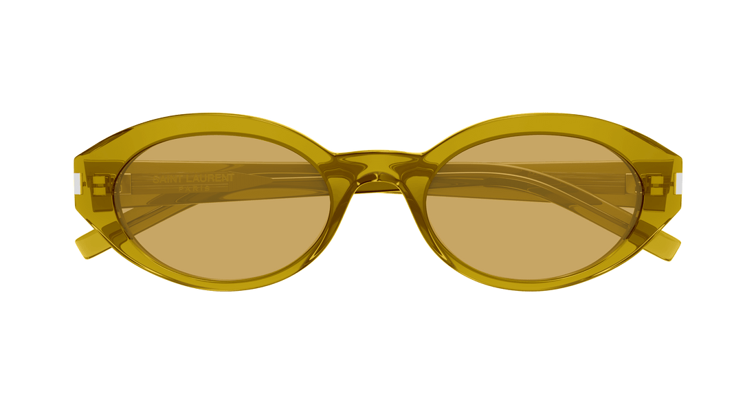 Occhiali da sole saint laurent sl 567 004 verde round femenino taglia 51mm - Vista dettagliata