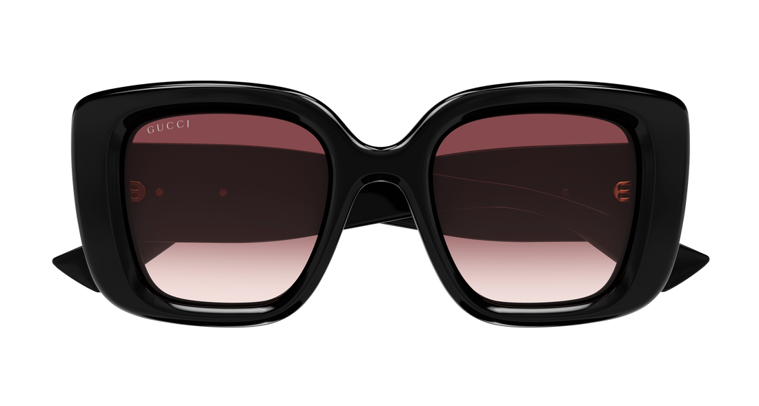 Occhiali da sole gucci gg1975s 001 negro butterfly femenino taglia 50mm - Vista dettagliata