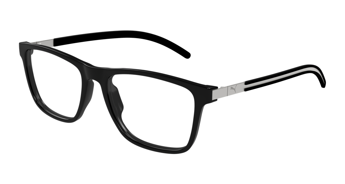 Gafas graduadas puma pu0511o 001 negro rectangular / squared masculino talla 56mm - Vista principal