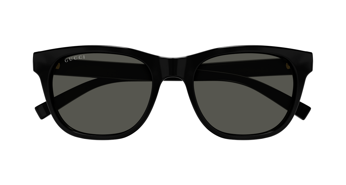 Óculos de sol gucci gg1985s 001 negro round/oval/panthos masculino tamanho 54mm - Vista de detalhe