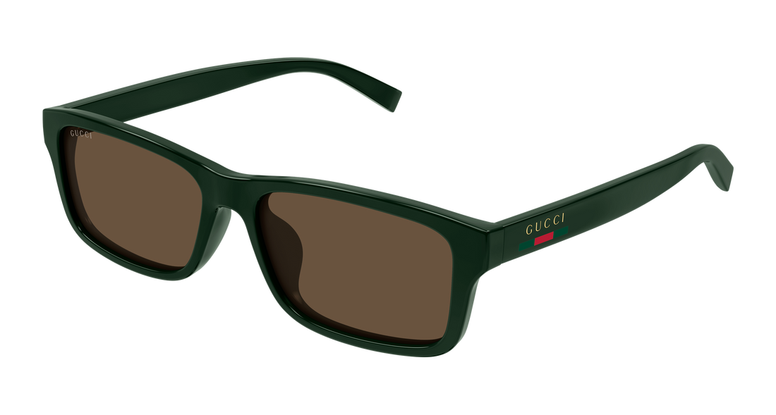 Gafas de sol gucci gg1986sa 003 verde rectangular / squared masculino talla 57mm - Vista principal