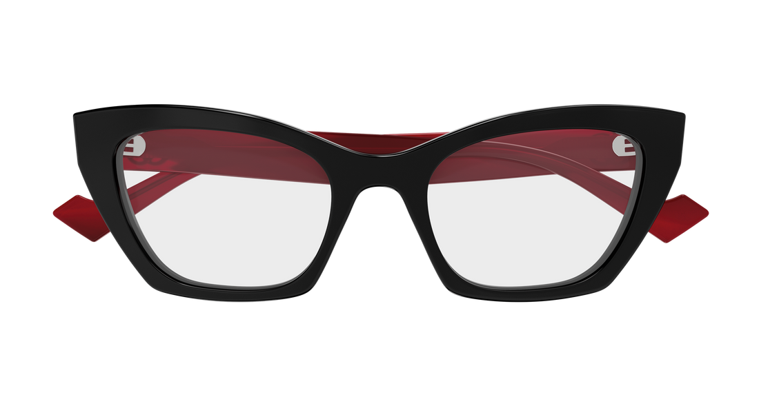 Occhiali da vista gucci gg1334o 004 negro cat eye femenino taglia 52mm - Vista dettagliata