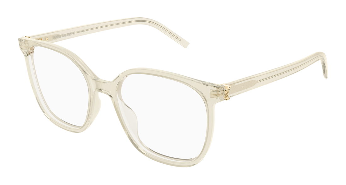 Brillen saint laurent sl m155 004 amarillo cat eye femenino größe 55mm - Hauptansicht