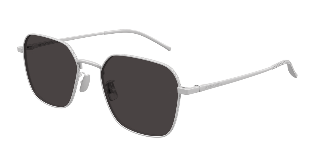 Sunglasses bottega veneta bv1422sa 002 plateado round/oval/panthos unisex size 55mm - Main view