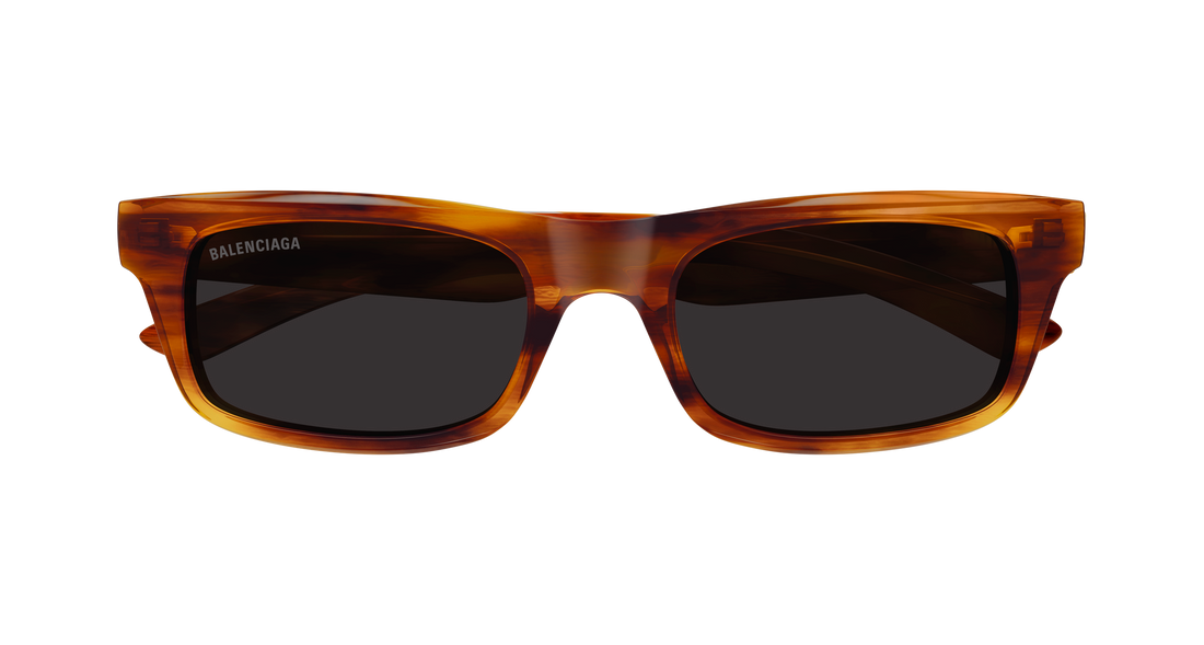Sunglasses balenciaga bb0422s 003 marron rectangular / squared masculino size 54mm - Detailed view