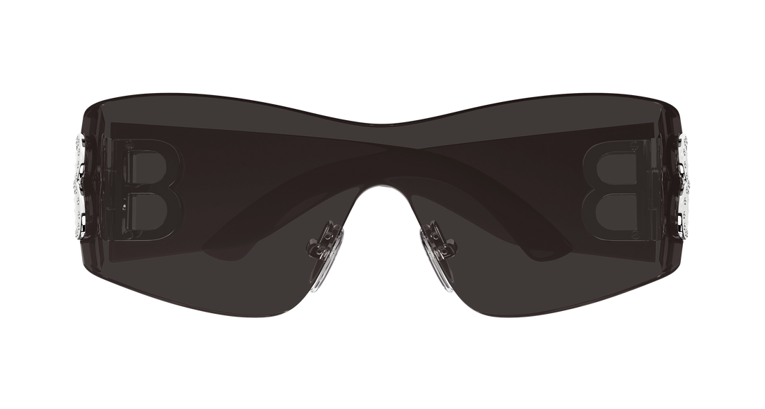 Sunglasses balenciaga bb0359s 005 gris mask femenino size 99mm - Detailed view